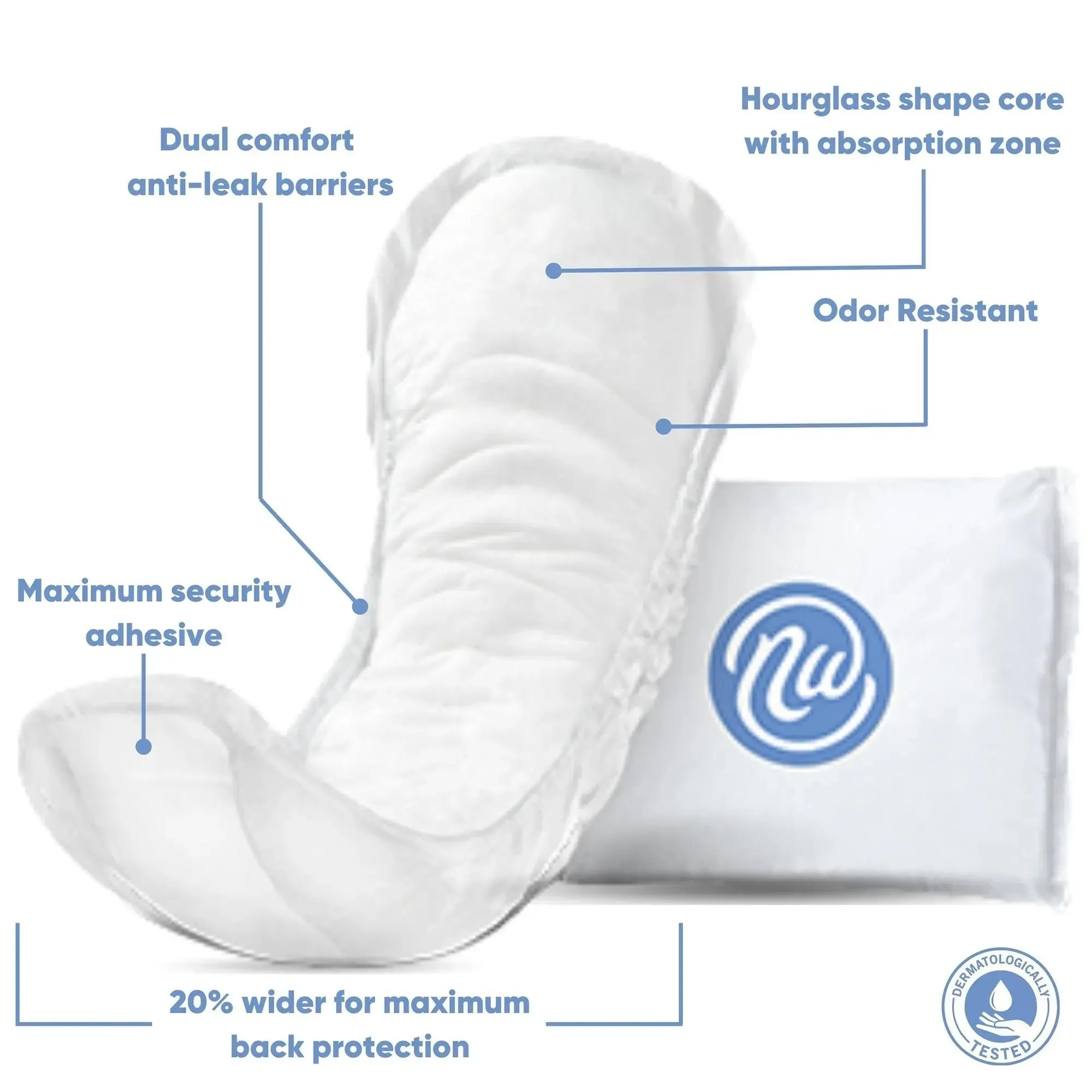 Nexwear Maximum Long Bladder Control Pads