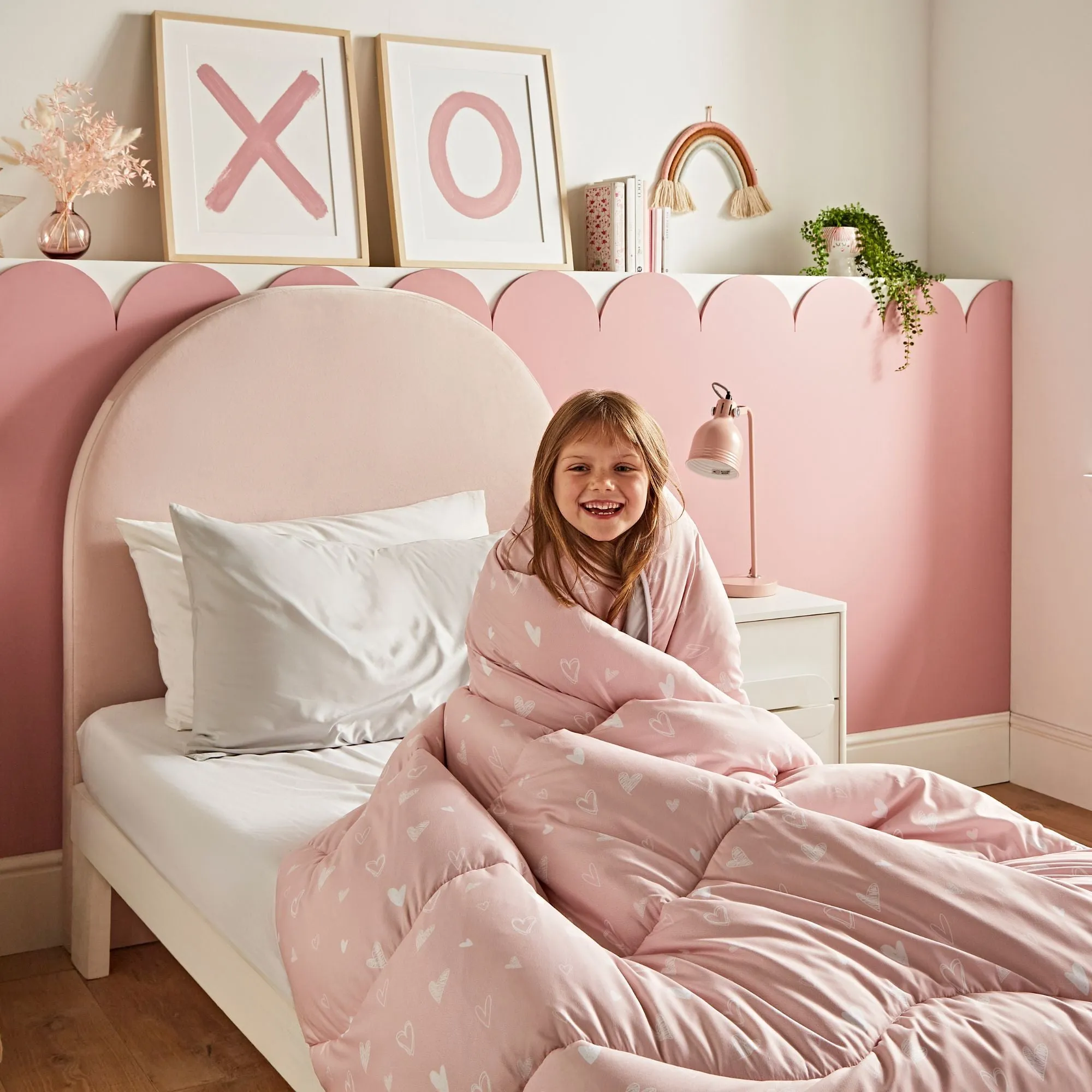 Night Lark®  Junior - Dreamy Hearts - Childrens Coverless Duvet Set