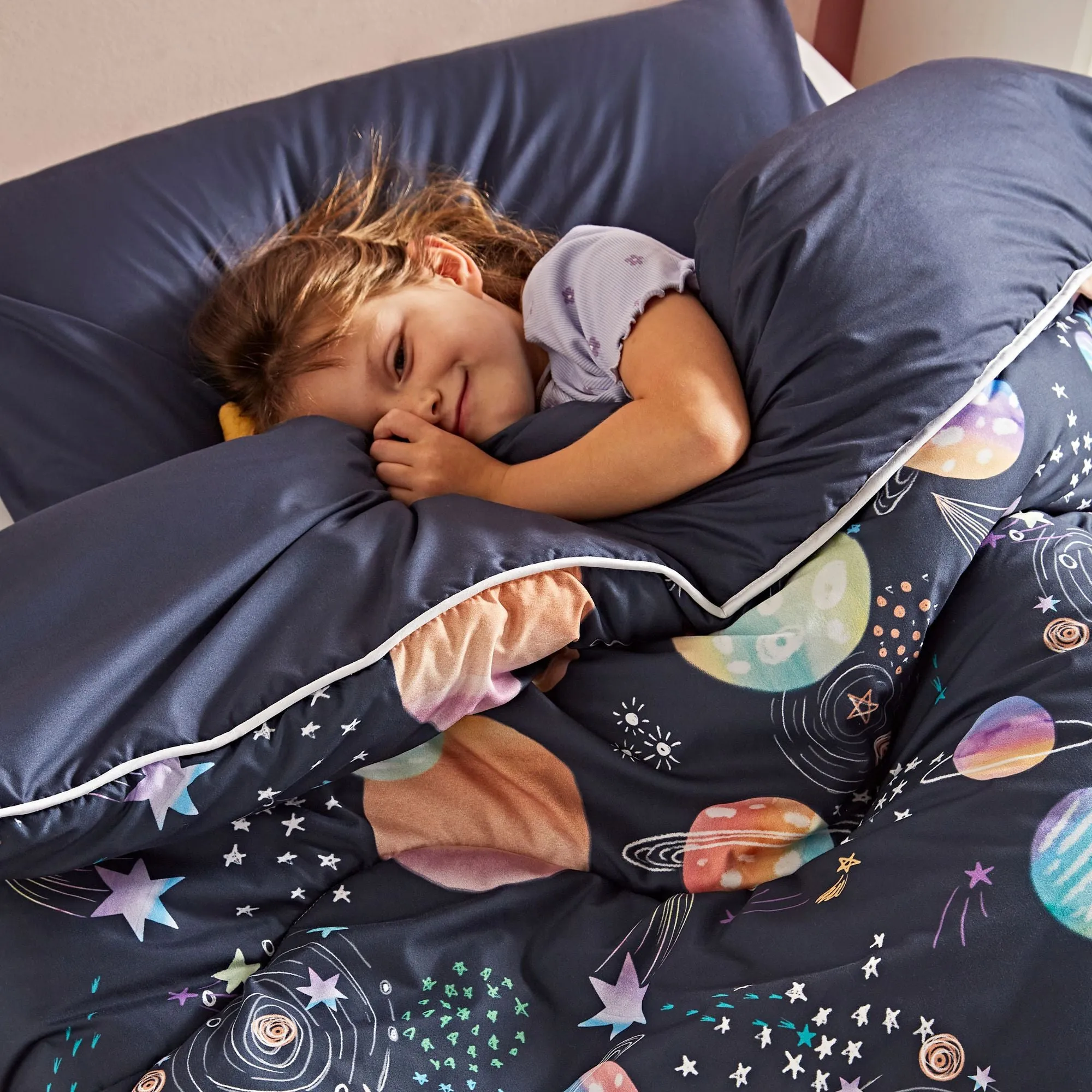 Night Lark®  Junior - Space Adventure - Childrens Coverless Duvet Set