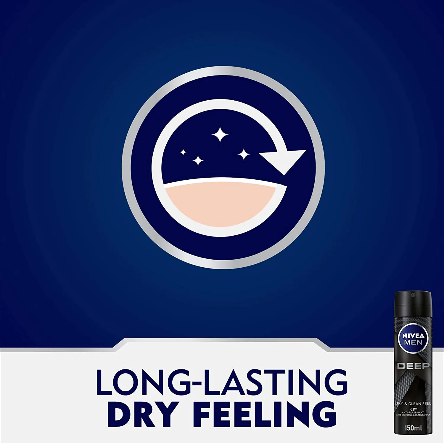 Nivea Spray Deep Black Male