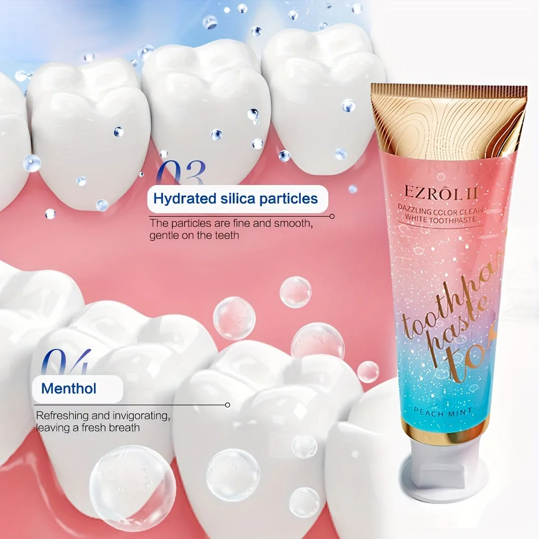 Nonirritating Toothpaste for Brighter Teeth and Healthier Smile