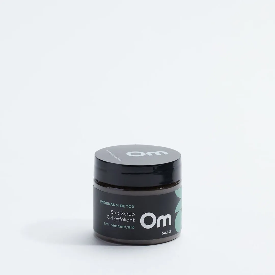 Om Organics | Underarm Detox Salt Scrub