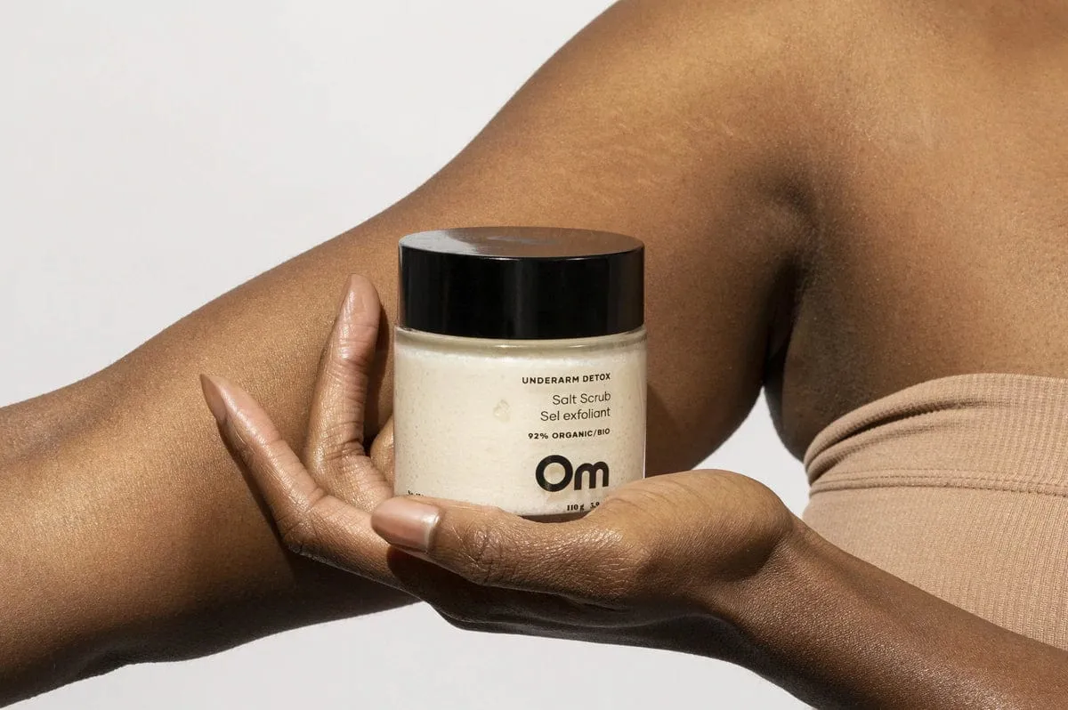 Om Organics | Underarm Detox Salt Scrub