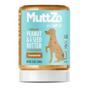 Peanut   4 Seed Butter plus Turmeric - For your Fur Baby (12oz)