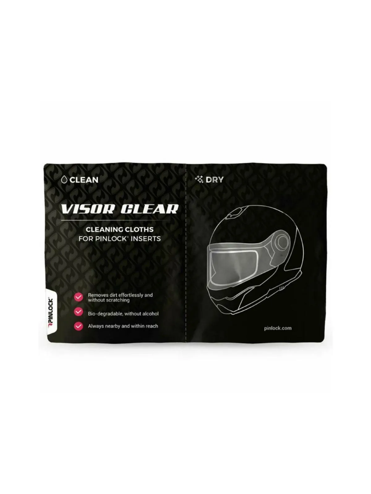 Pinlock Visor Clear Wipes