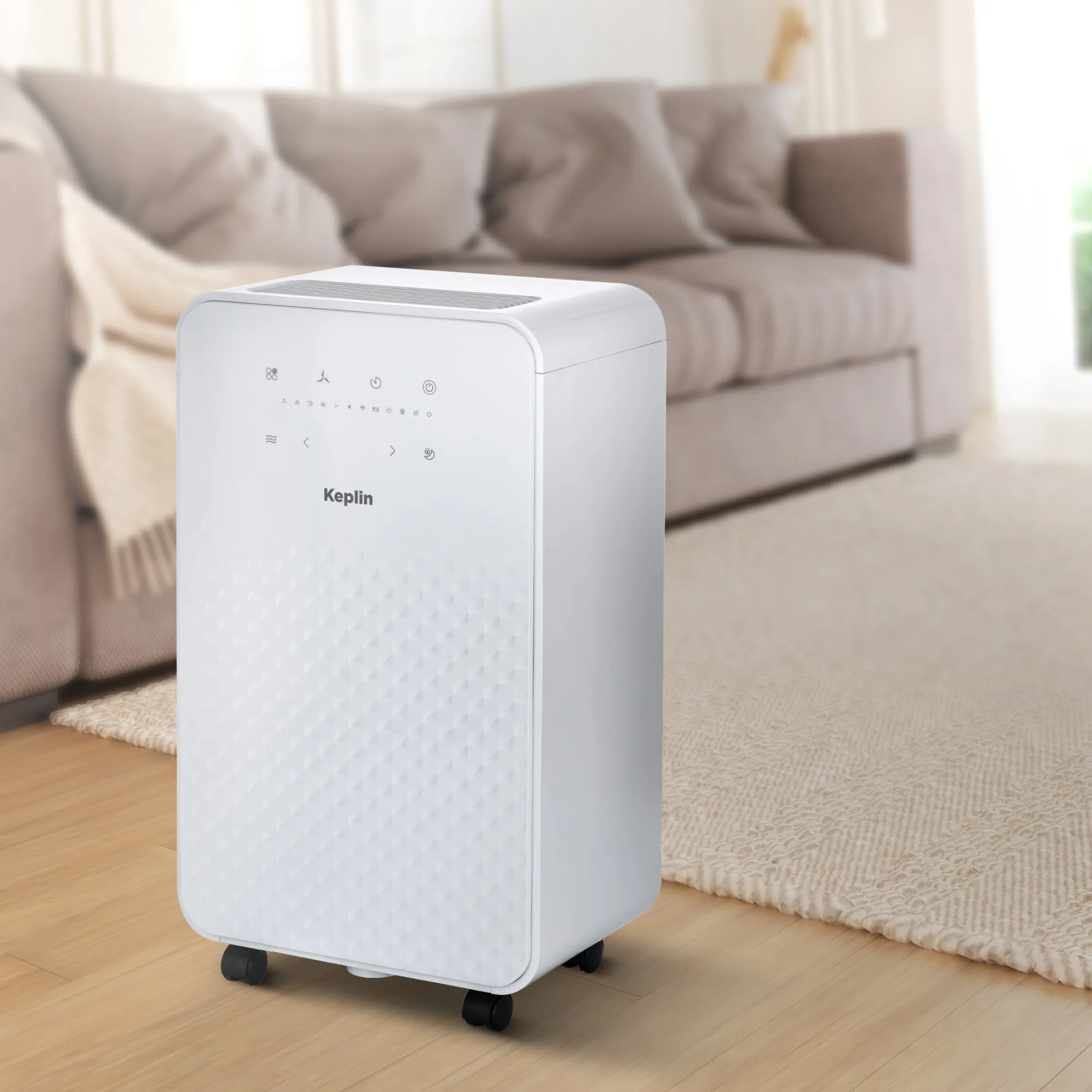 Premium Dehumidifier 12L - Washable Filter, 24-hour timer, Sleep Mode & Child Lock