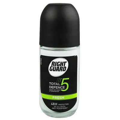 Right Guard Deodorant Roll On Total Defence 5 Fresh 50 ml