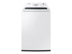 Samsung WA44A3205AW 4.4 cu. ft. Top Load Washer with ActiveWave™ Agitator and Soft-Close Lid in White