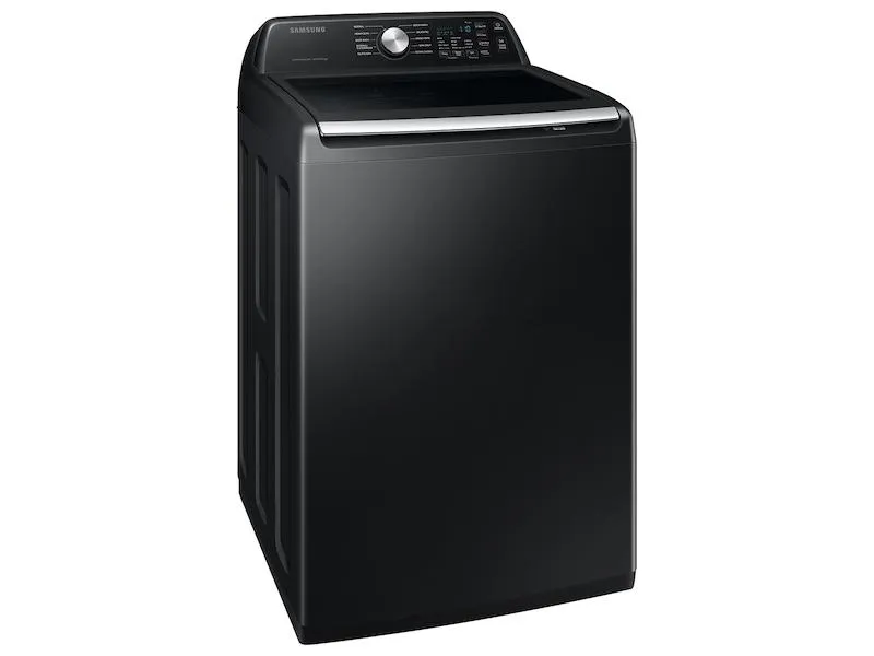 Samsung WA46CG3505AVA4 4.6 cu. ft. Large Capacity Smart Top Load Washer with ActiveWave™ Agitator and Active WaterJet in Brushed Black