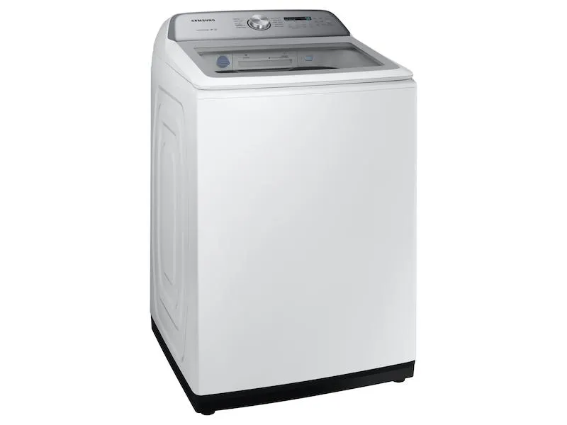 Samsung WA49B5205AW 4.9 cu. ft. Capacity Top Load Washer with ActiveWave™ Agitator and Active WaterJet in White