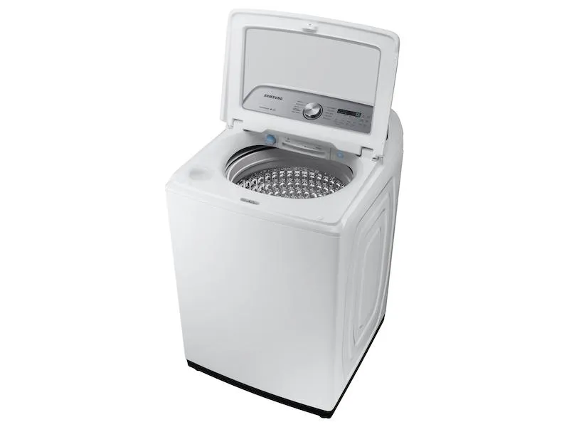 Samsung WA49B5205AW 4.9 cu. ft. Capacity Top Load Washer with ActiveWave™ Agitator and Active WaterJet in White