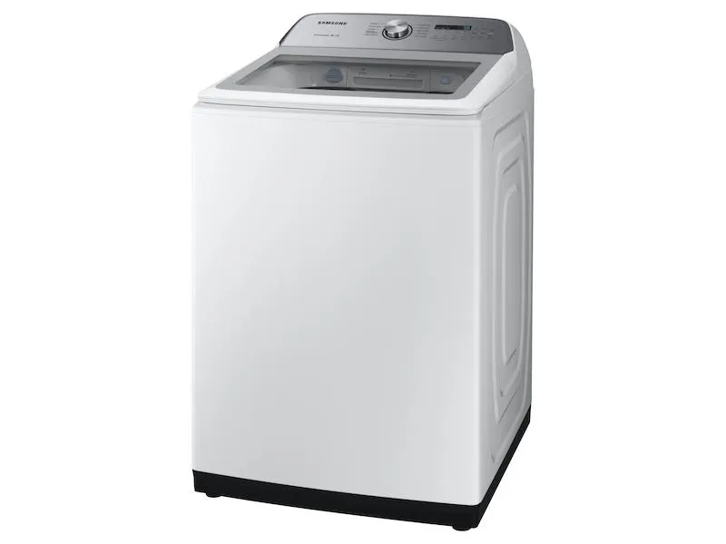 Samsung WA49B5205AW 4.9 cu. ft. Capacity Top Load Washer with ActiveWave™ Agitator and Active WaterJet in White