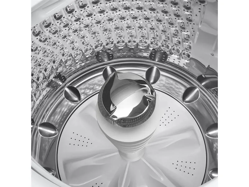 Samsung WA49B5205AW 4.9 cu. ft. Capacity Top Load Washer with ActiveWave™ Agitator and Active WaterJet in White