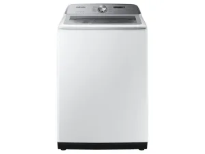 Samsung WA49B5205AW 4.9 cu. ft. Capacity Top Load Washer with ActiveWave™ Agitator and Active WaterJet in White