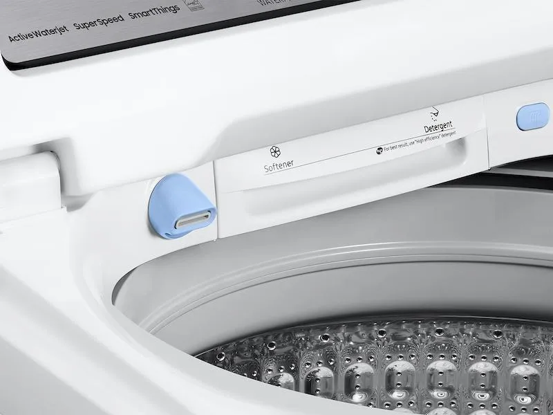 Samsung WA51DG5505AW 5.1 cu. ft. Large Capacity Smart Top Load Washer with ActiveWave™ Agitator and Super Speed Wash in White