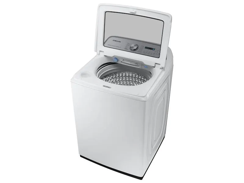 Samsung WA51DG5505AW 5.1 cu. ft. Large Capacity Smart Top Load Washer with ActiveWave™ Agitator and Super Speed Wash in White