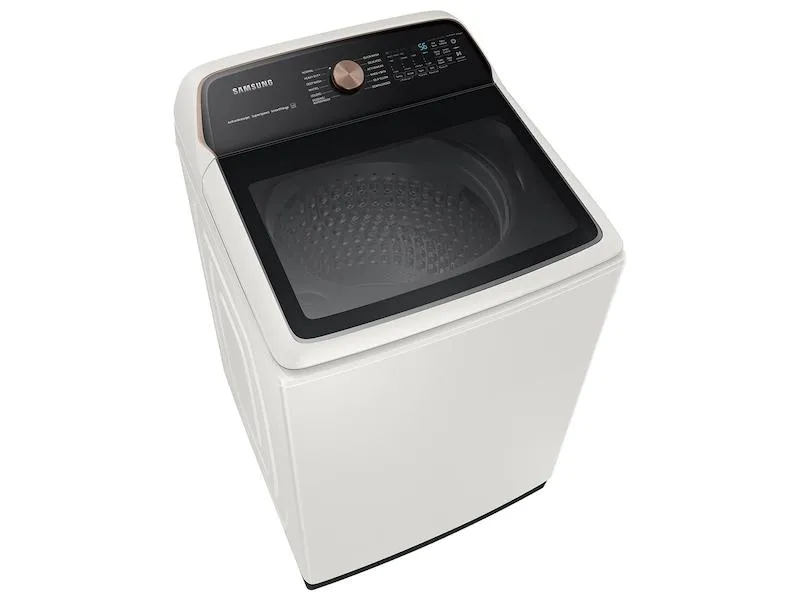 Samsung WA55A7300AE 5.5 cu. ft. Extra-Large Capacity Smart Top Load Washer with Super Speed Wash in Ivory