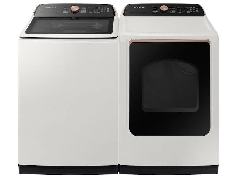 Samsung WA55A7300AE 5.5 cu. ft. Extra-Large Capacity Smart Top Load Washer with Super Speed Wash in Ivory