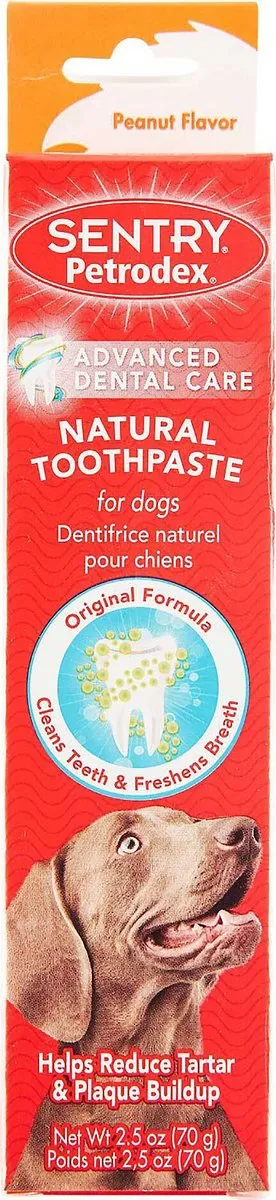 Sentry Petrodex Advanced Care Natural Peanut Flavor Toothpaste 2.5 oz