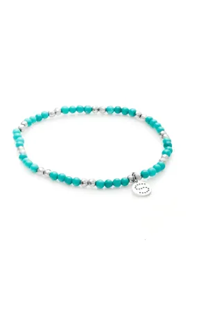 SEQUENCE BRACELET TURQUOISE/SILVER