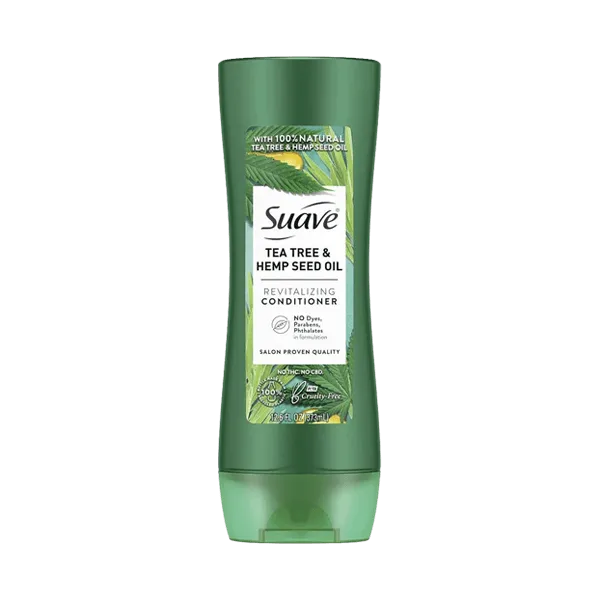 SUAVE TEA TREE & HEMP SEED OIL REVITALIZING CONDITIONER 373ML