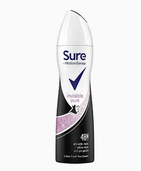 Sure Motionsense Invisible Pure 48H Anti Perspirant Spray