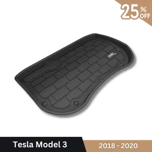 TESLA MODEL 3 BLACK CARGO LINER (FRONT) 2018-2020