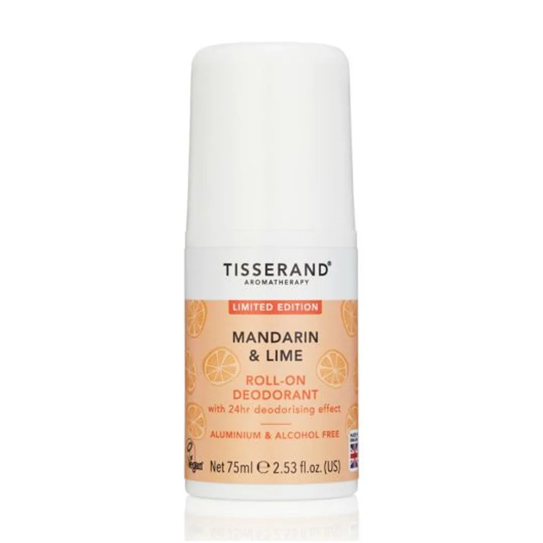 Tisserand Mandarin & Lime Roll-on Deodorant 75ml