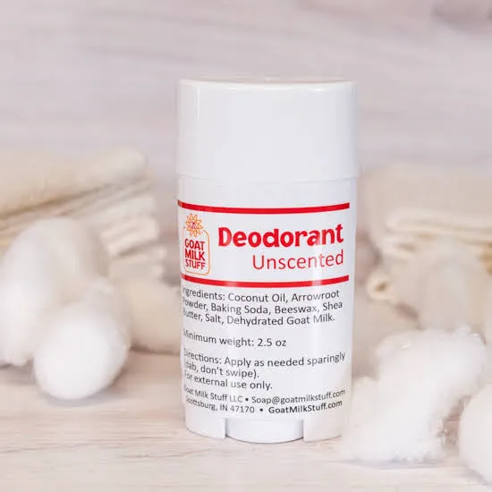 Unscented Natural Deodorant