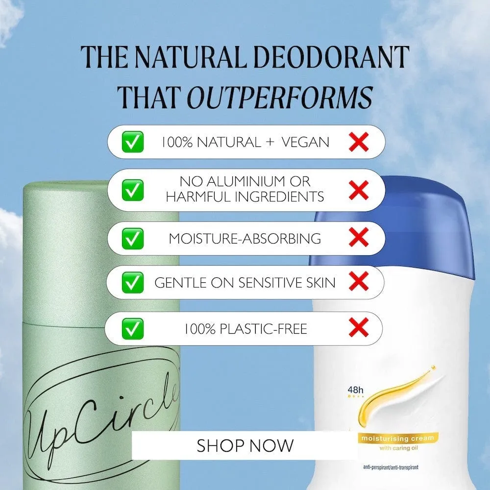 UpCircle Refillable Deodorant with Macadamia   Bergamot