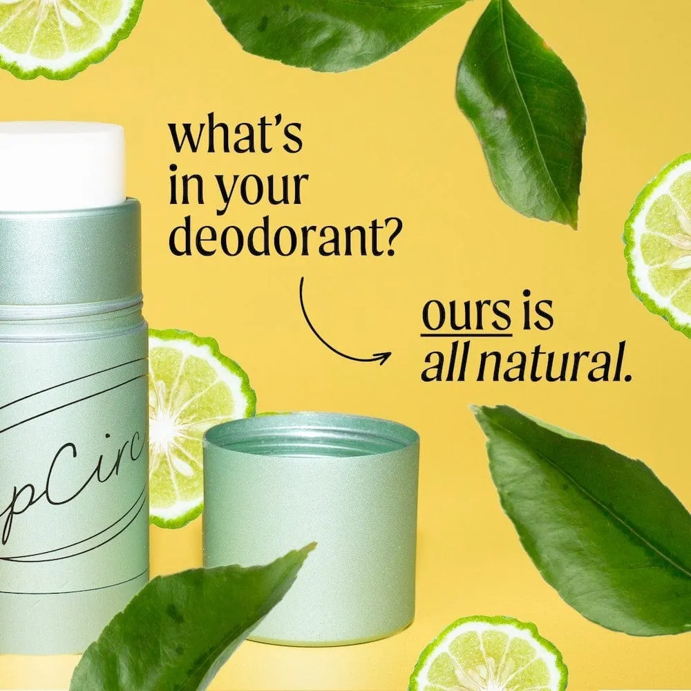 UpCircle Refillable Deodorant with Macadamia   Bergamot