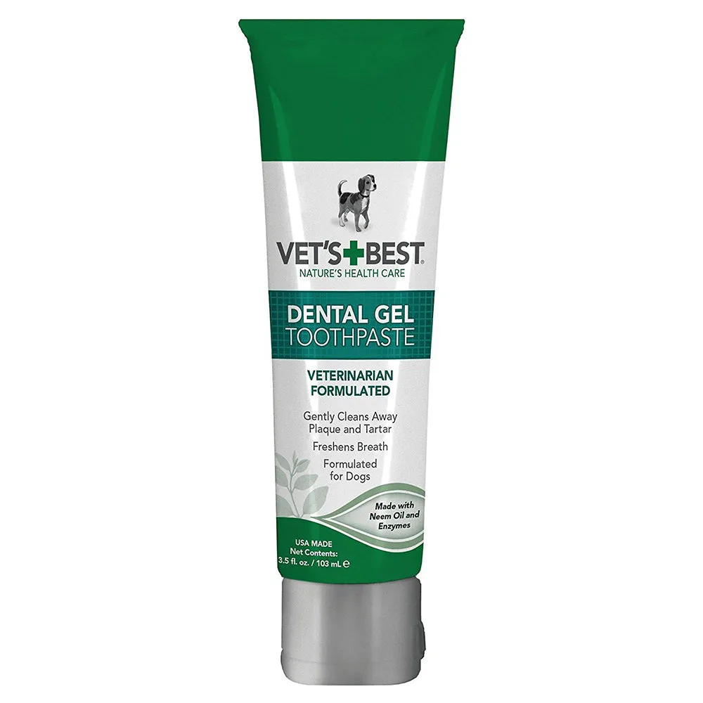 Vet's Best Dental Gel Toothpaste For Dogs 3.5oz