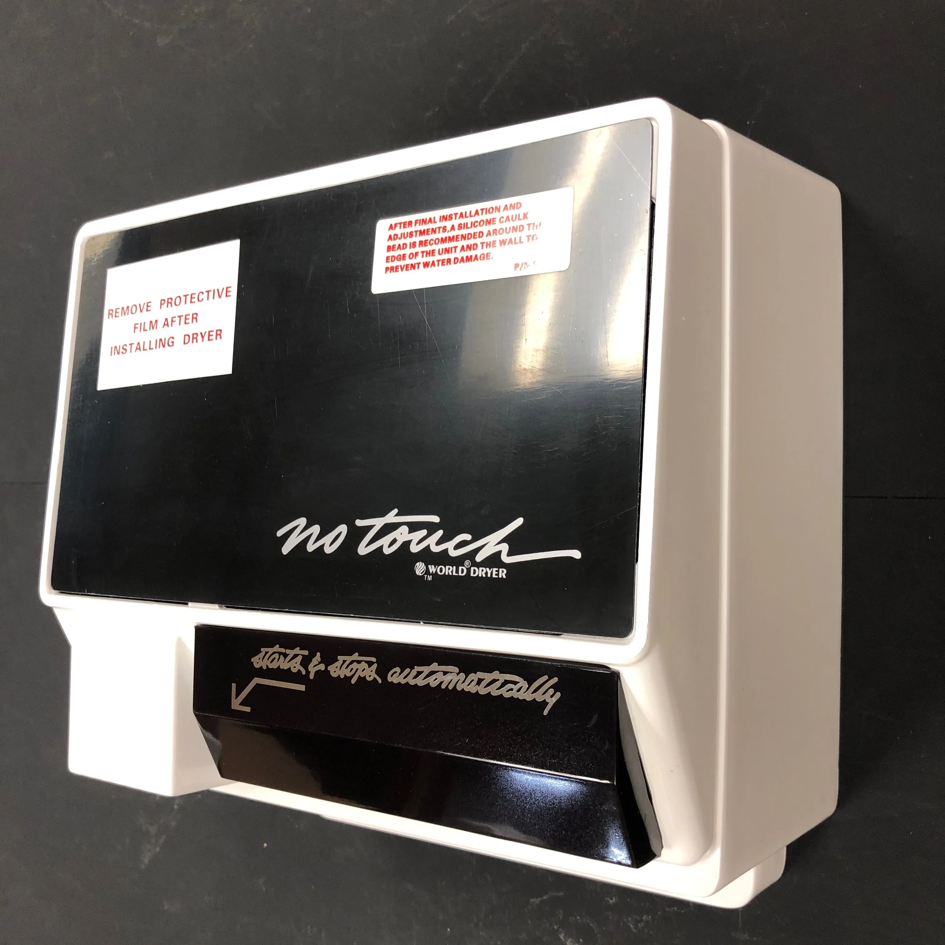 WORLD DRYER® NT246-005 (208V-240V) No Touch™ Hand Dryer - **DISCONTINUED** No Longer Available in HIGH-VOLTAGE - Please see NT126-005 (110V/120V) while supplies last