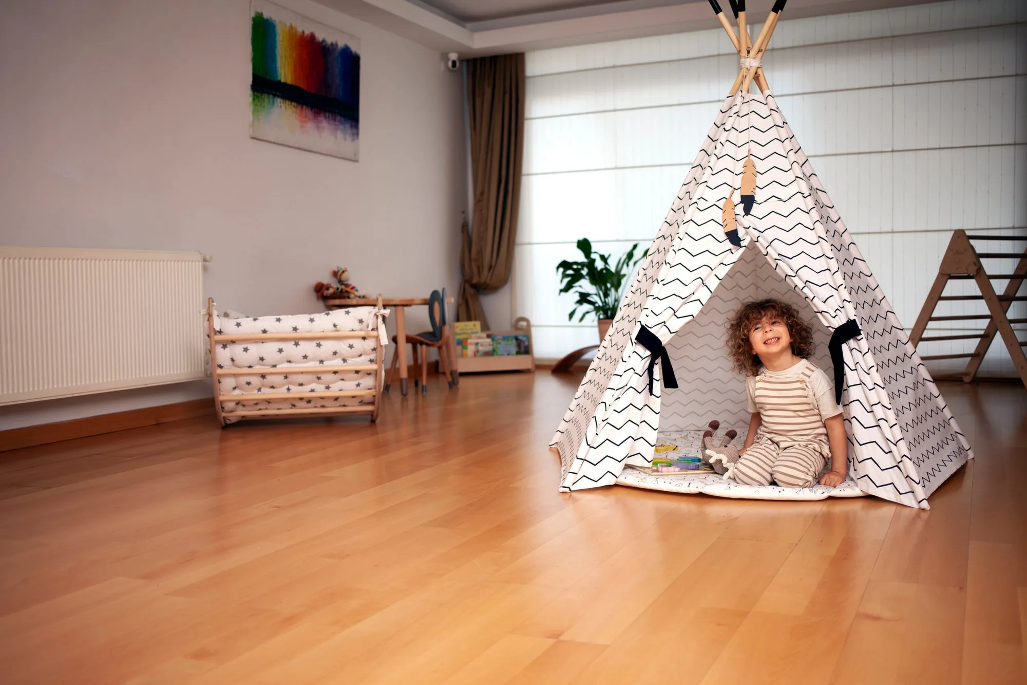 XL Teepee Tent and Play Mat Set